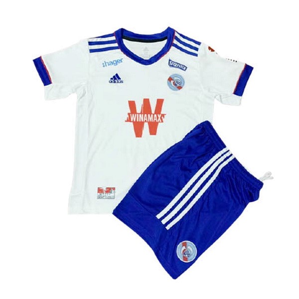 Camiseta Estrasburgo Segunda equipo Niños 2020-21 Blanco